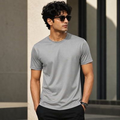 Premium Ash Jersey T-Shirt – Lightweight & Breathable
